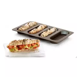 Perforowana forma do mini bagietek